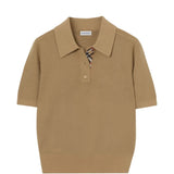 Tan shirt, front view