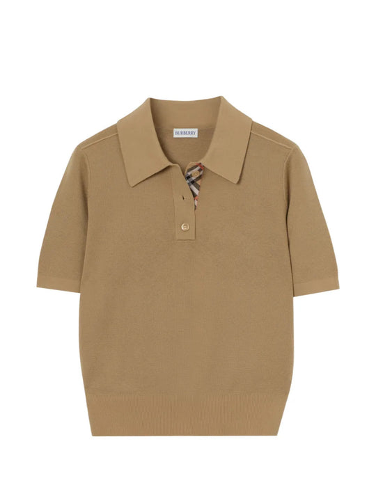 Tan shirt, front view