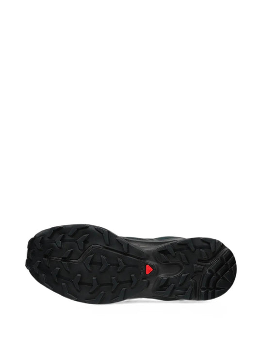 Close up of Black shoes, showing detail