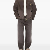 Brown pants, full body view