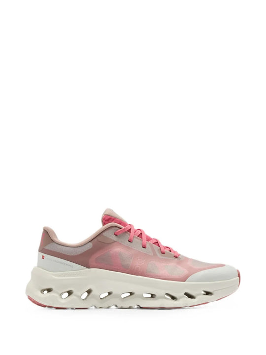 Pink shoes, side view