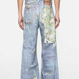 Blue jeans, full body view