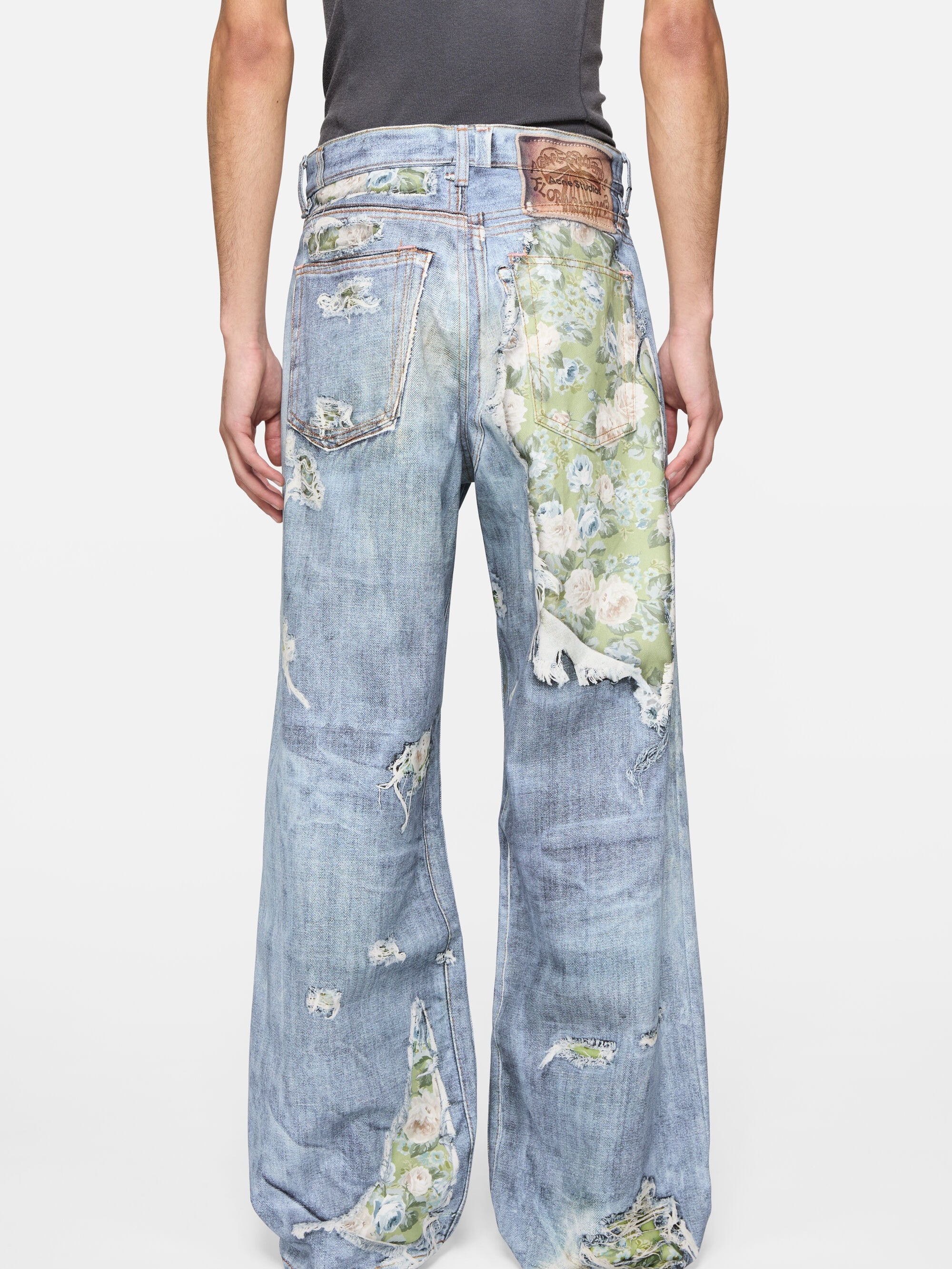 Blue jeans, full body view