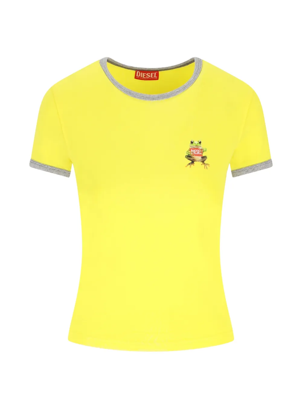 Yellow t-shirts, front view