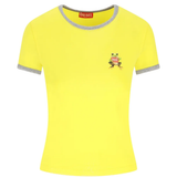 Yellow t-shirts, front view