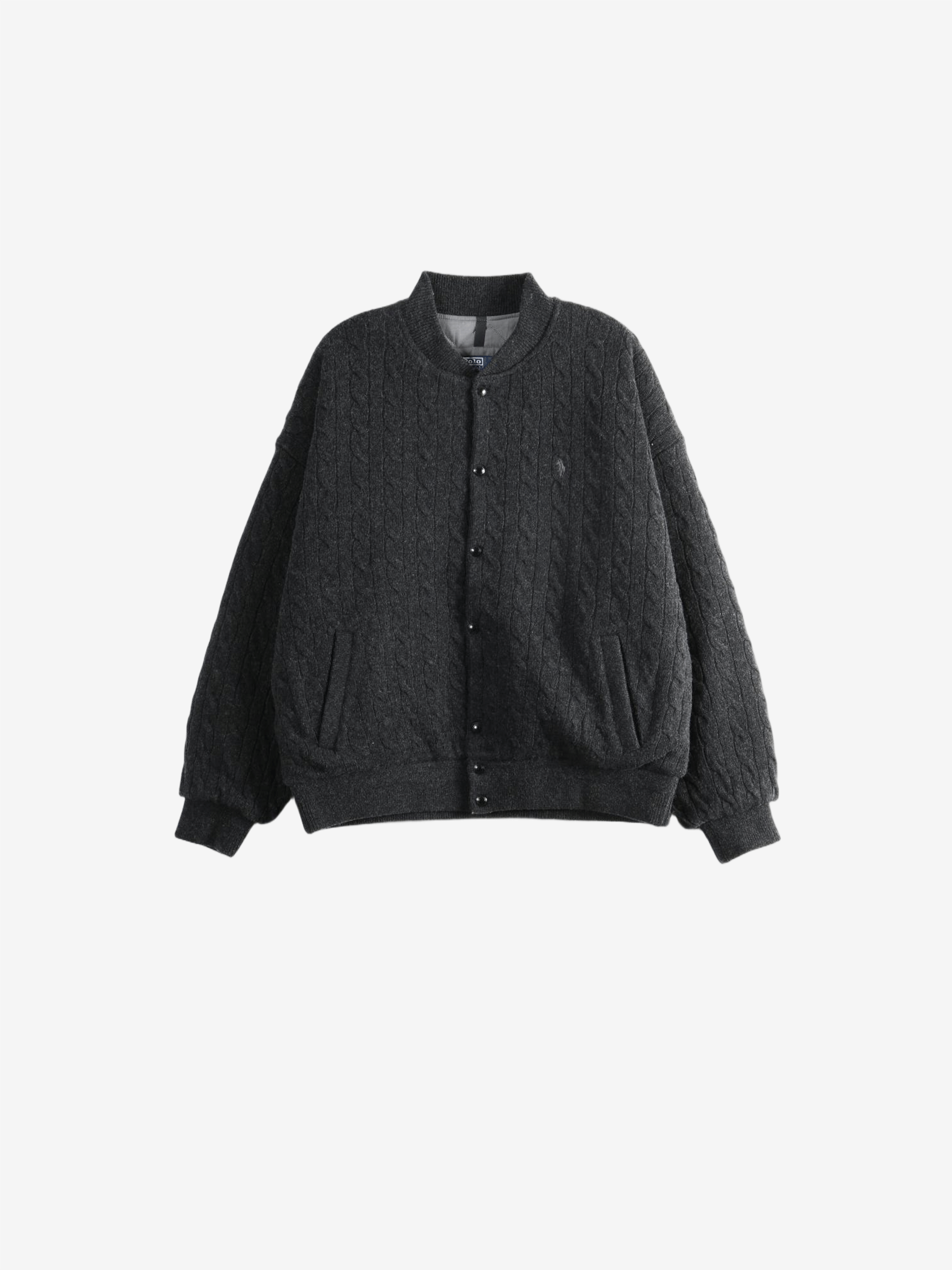 Grey jacket, front view
