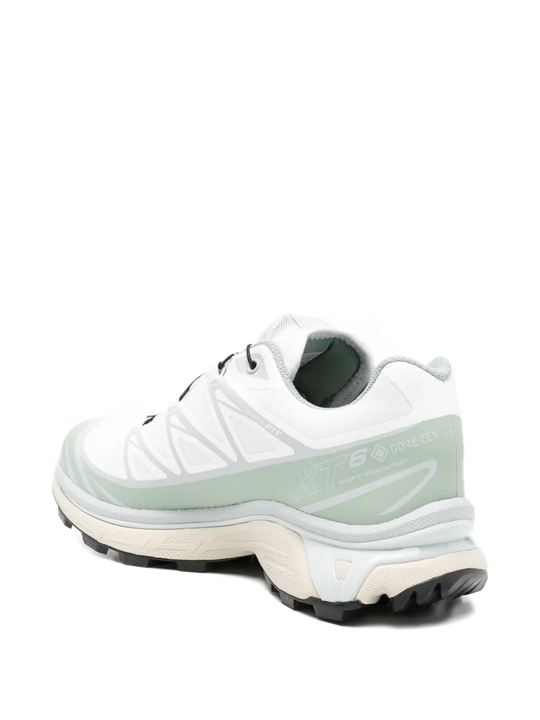 White sneakers, back view