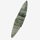 Green scarf, side view