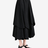 Black skirt, full body view