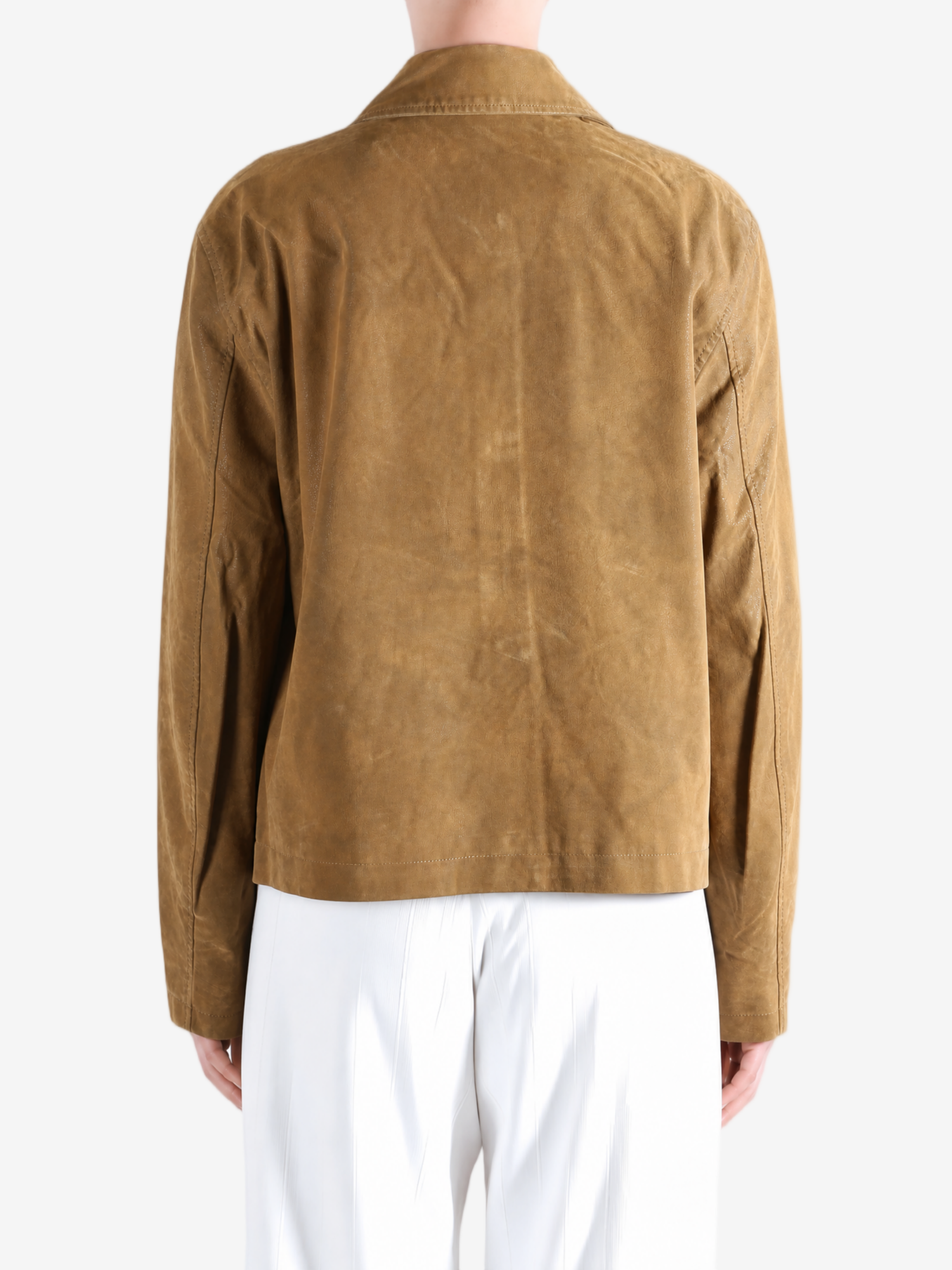 Brown jacket, front view