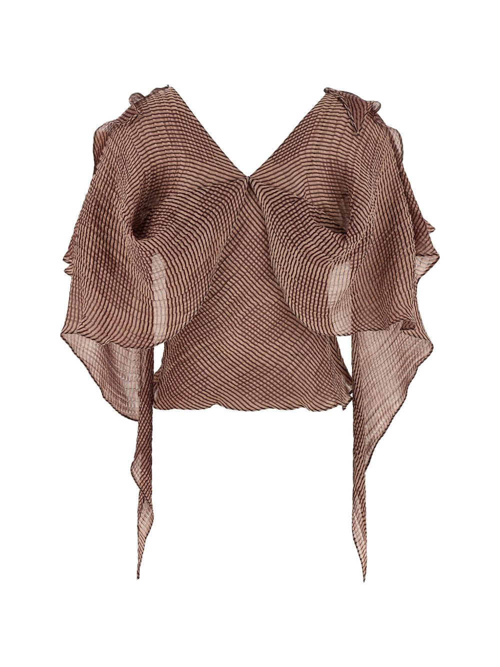 Burgundy tops, back view