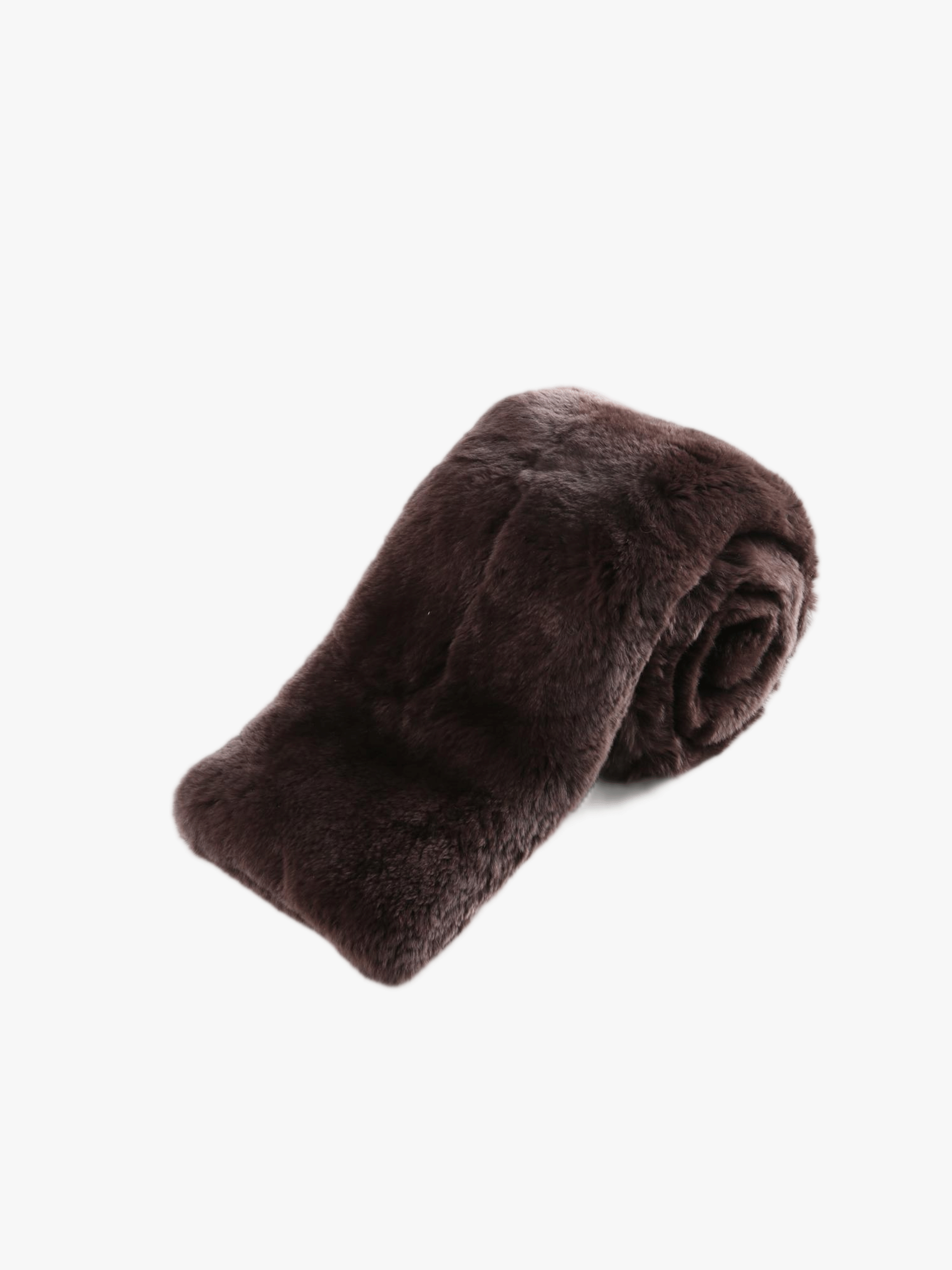 Brown scarf, front view