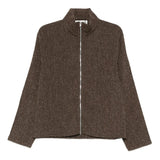 Brown coat, front view