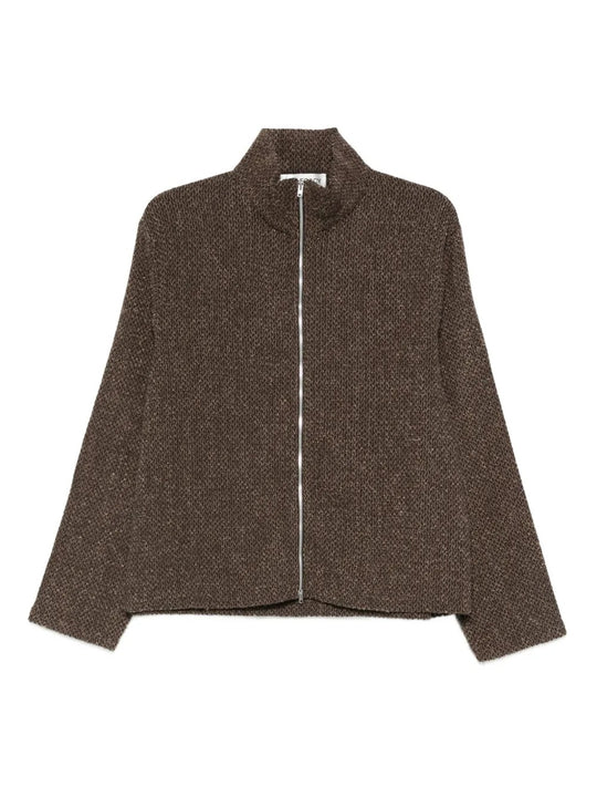 Brown coat, front view