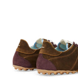Brown shoes, back view