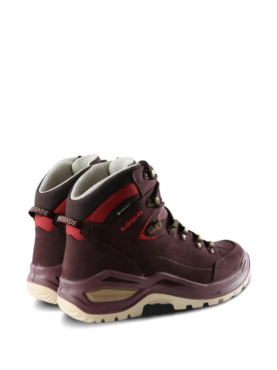 Brown boots, side view