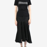 VETEMENTS - Women Denim Midi Skirt