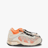 Orange sneakers, front view