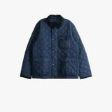 Navy jacket, front view