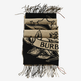Tan scarf, front view