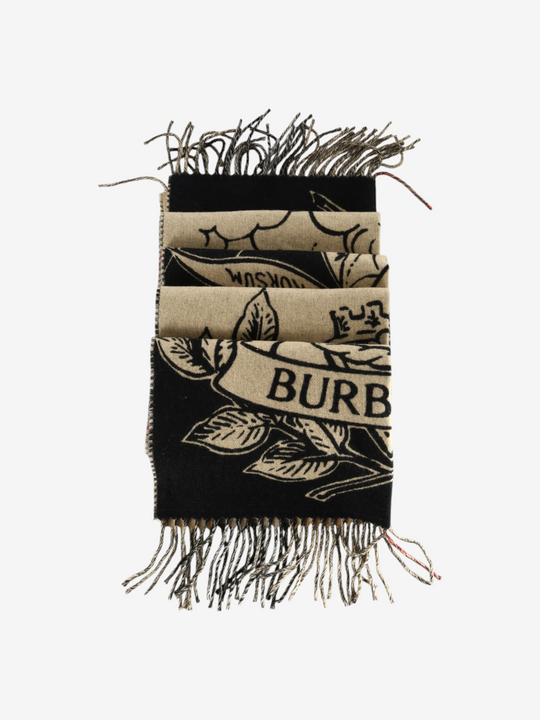 Tan scarf, front view
