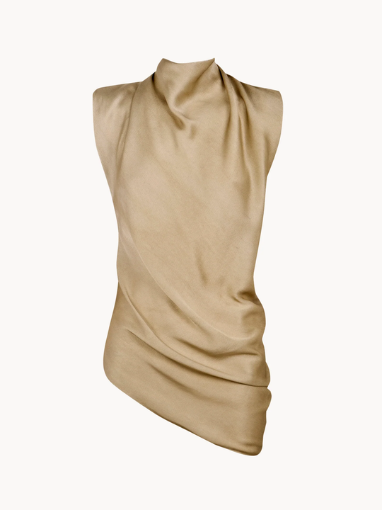 Tan top, front view