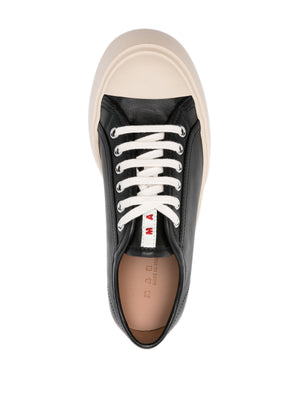 MARNI - Women Leather Laced Up Pablo Sneakers