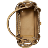 Tan bags, interior view