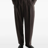 Brown pants, full body view