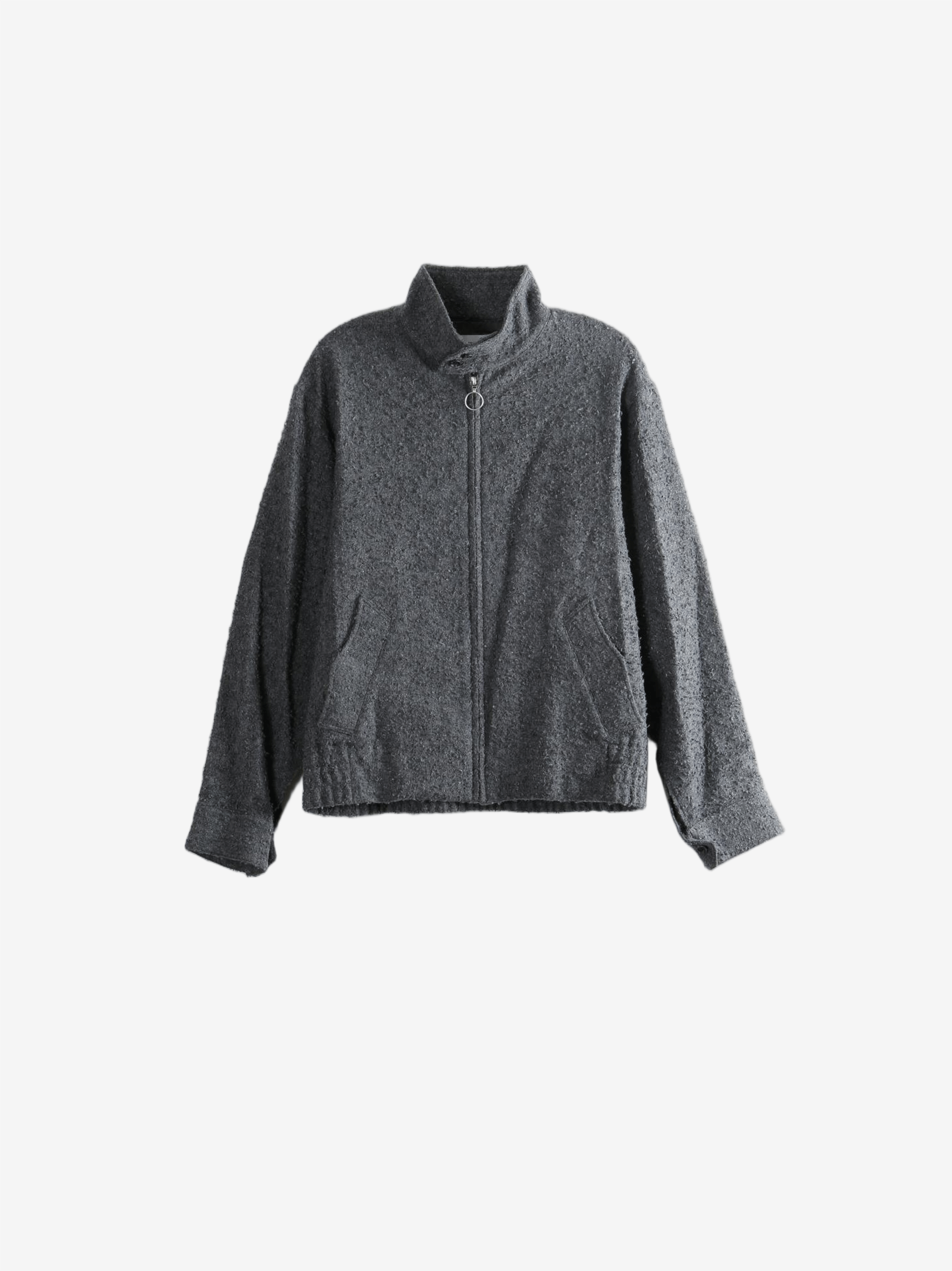 Grey jacket, front view