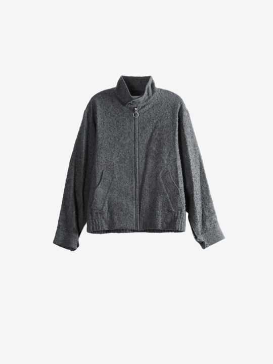 Grey jacket, front view