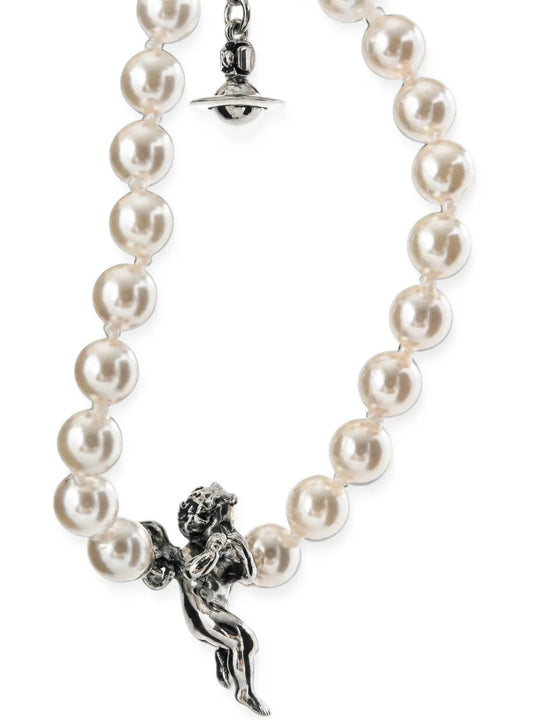 White jewelry, front view