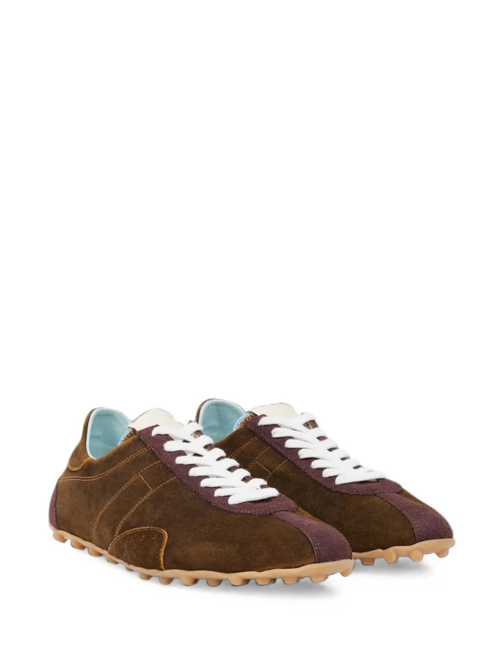 Brown shoes, front view