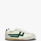Green shoes, front view