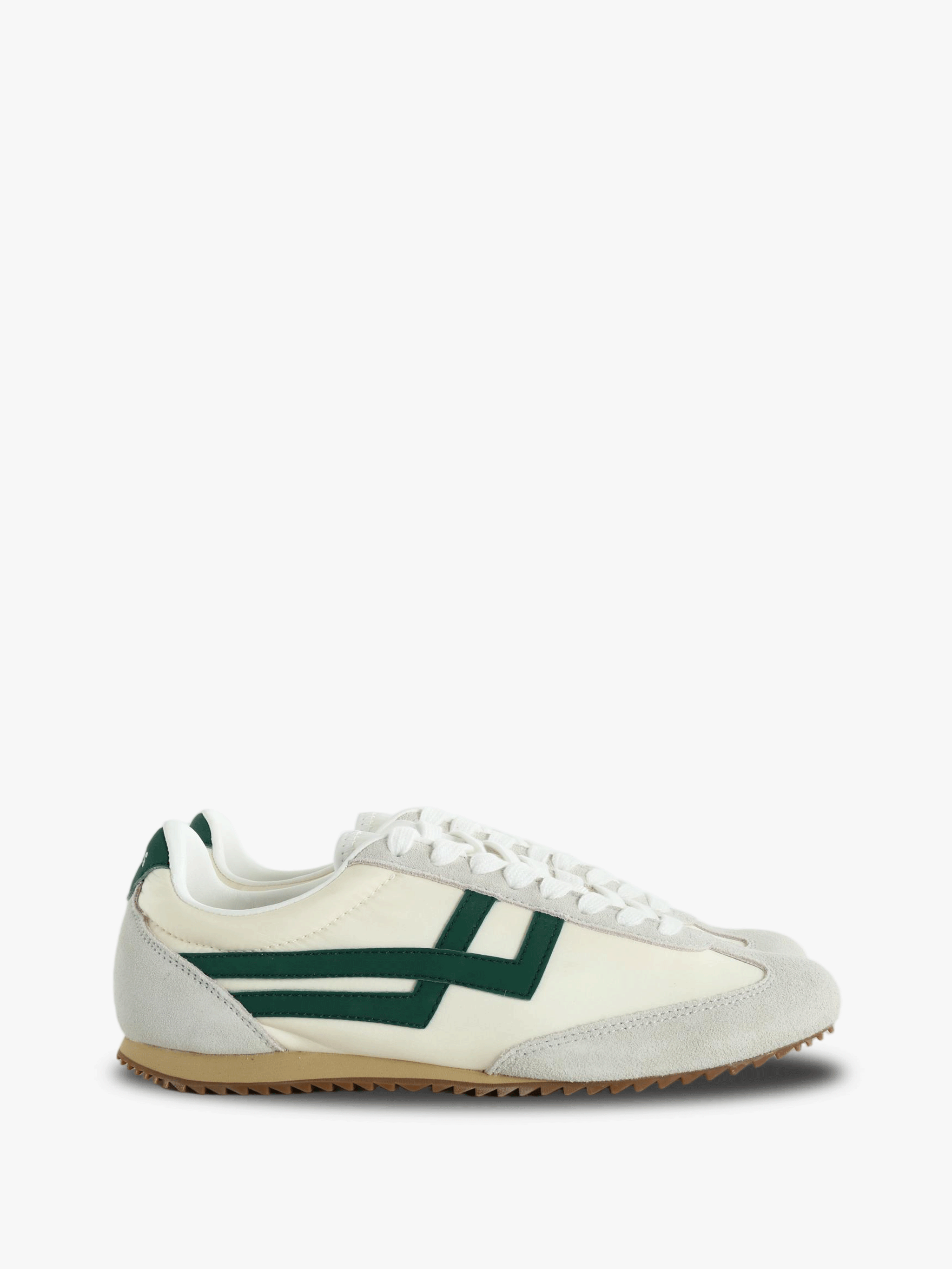 Green shoes, front view