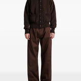 Brown jacket, front view