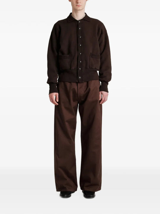 Brown jacket, front view