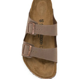 Brown sandals, front view