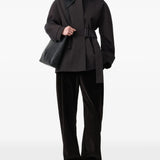 Black pants, full body view