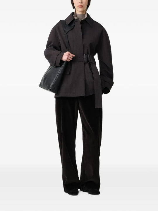 Black pants, full body view