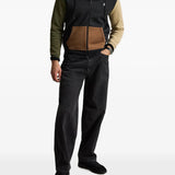 Black hoodie, full body view