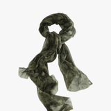 Green scarf, front view