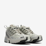 Grey sneakers, side view