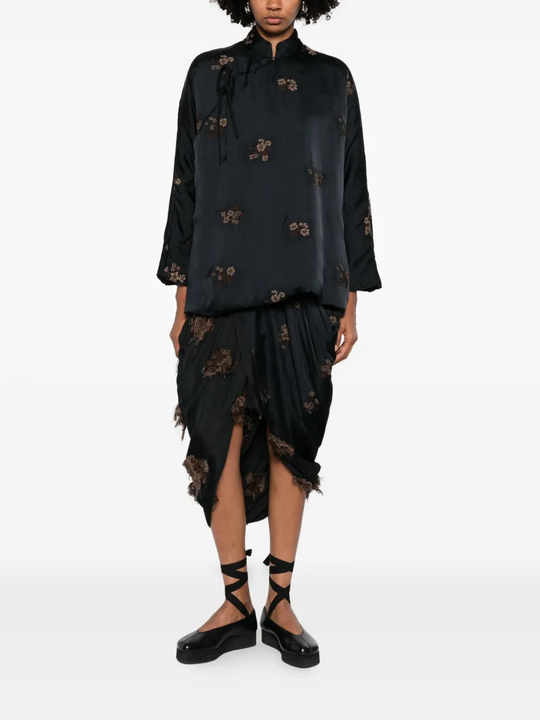 Black jackets, full body view