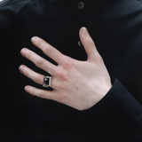Black jewelry, front view