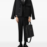 Black jacket, full body view