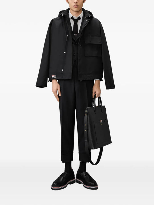 Black jacket, full body view