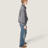 Tan knitwear, full body view