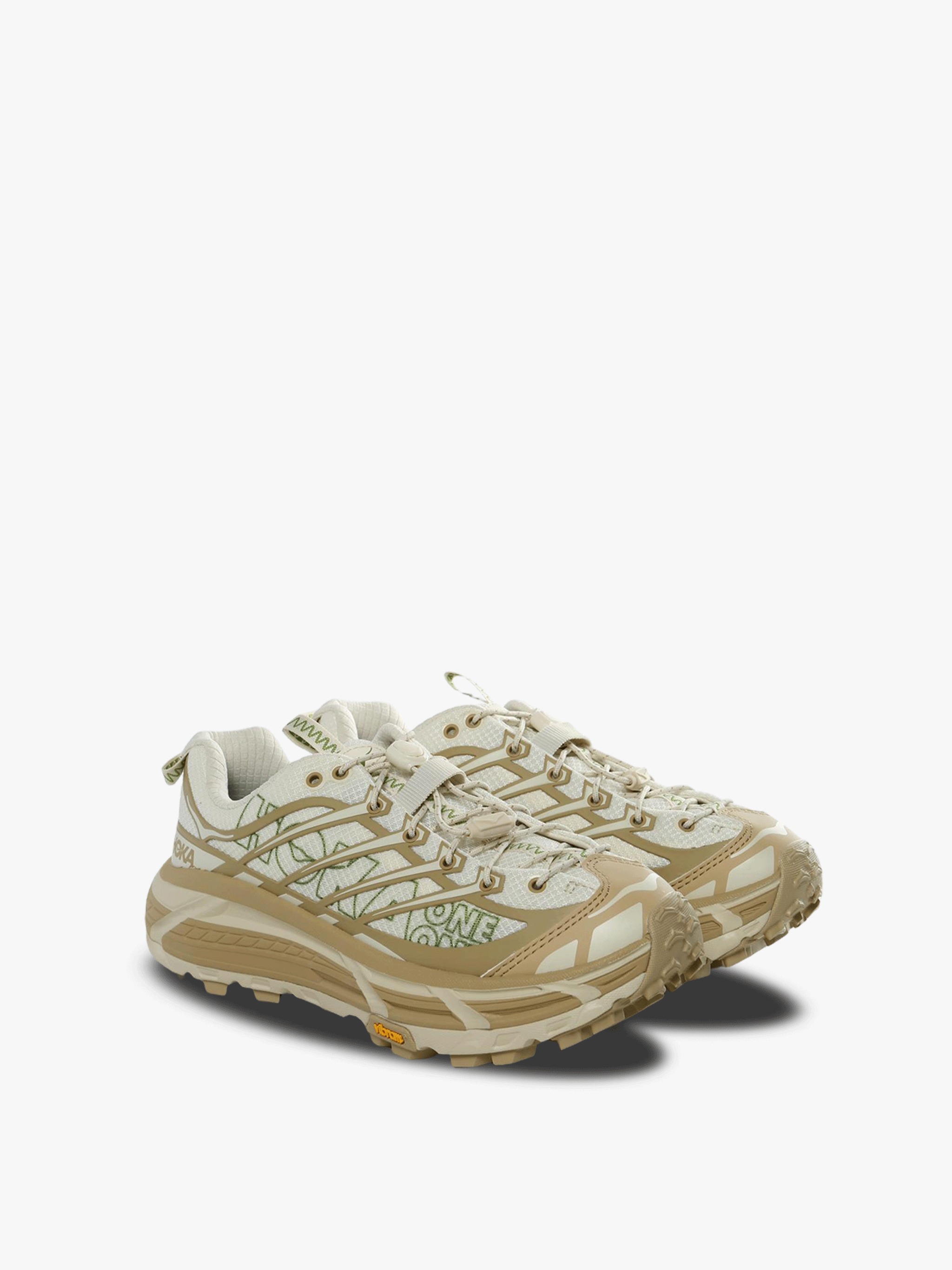 Tan sandals, side view