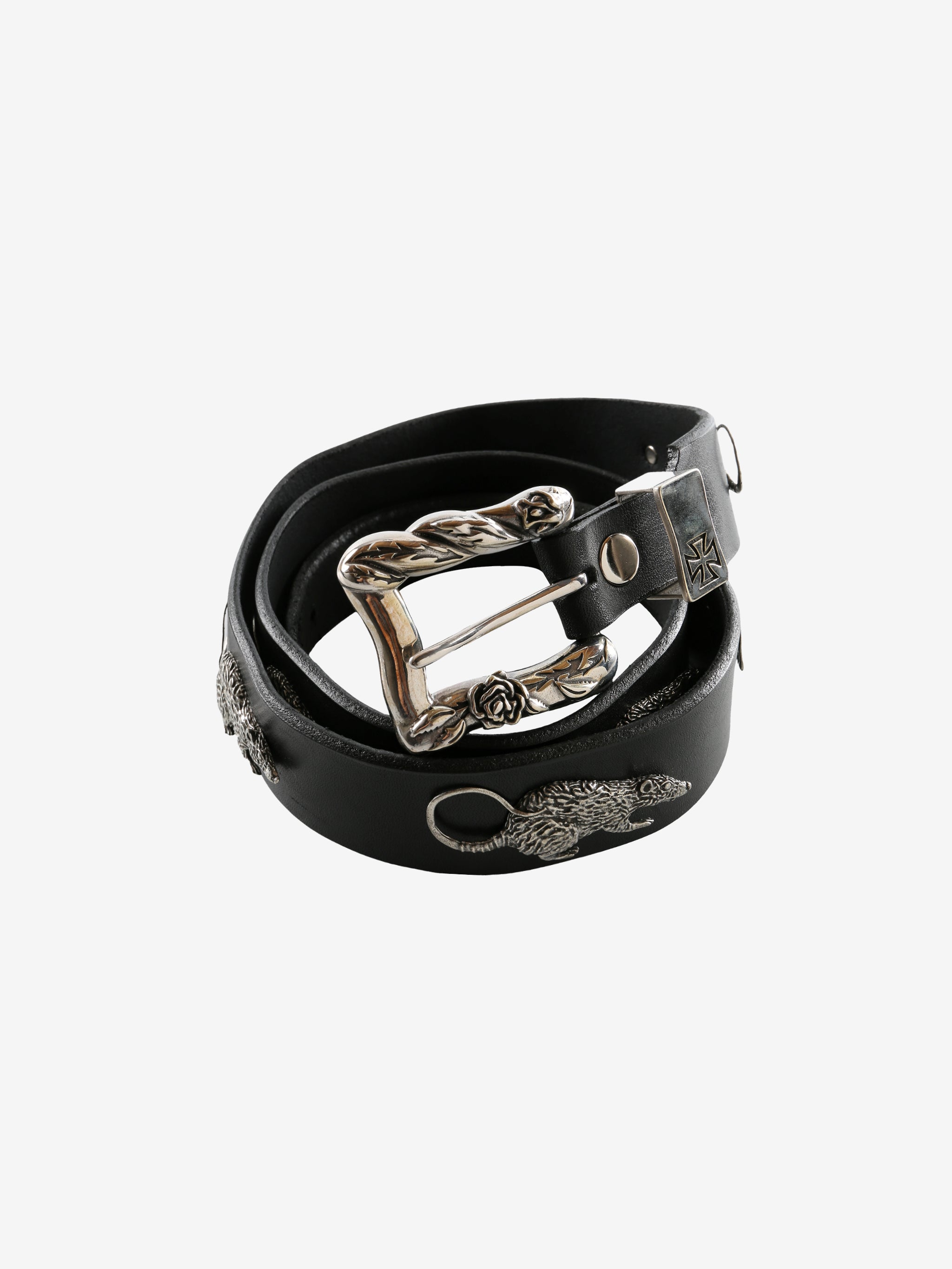 Black belt, front view